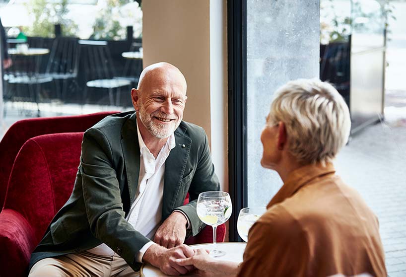 Downtown Northville Middle-Aged Couple